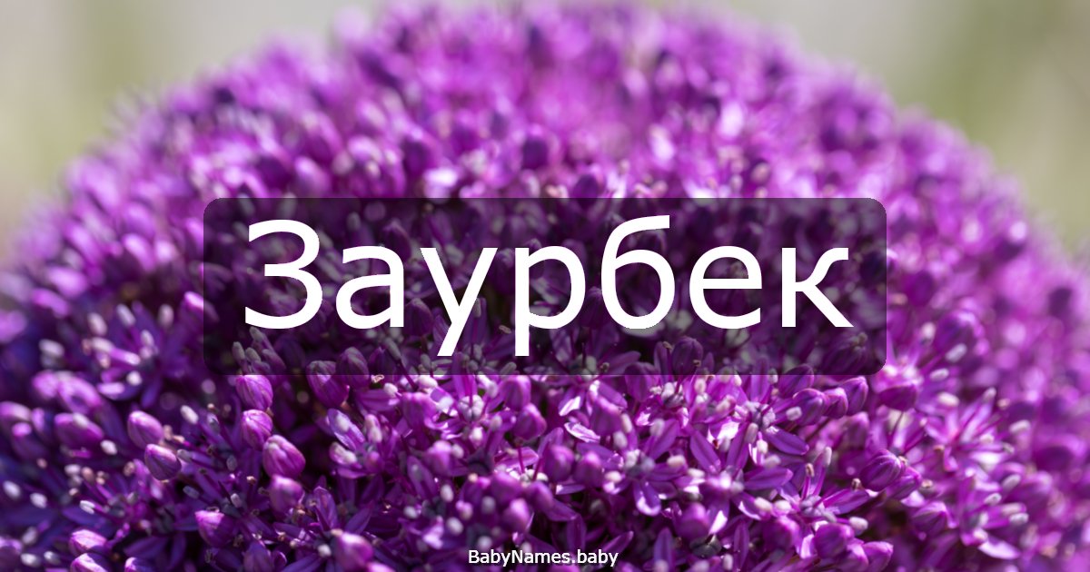 Заурбек