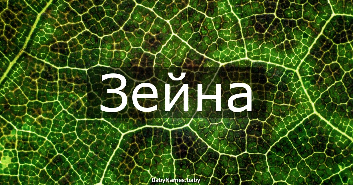 Зейна