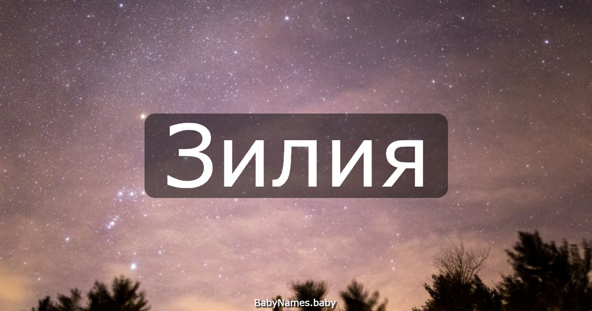 Зилия