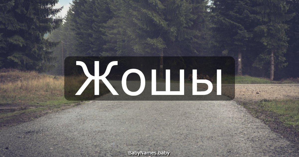 Жошы