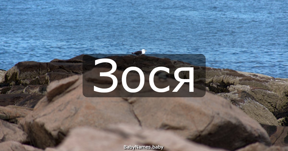 Зося