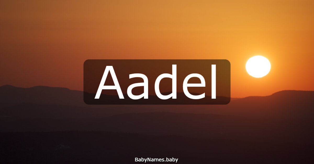 Aadel