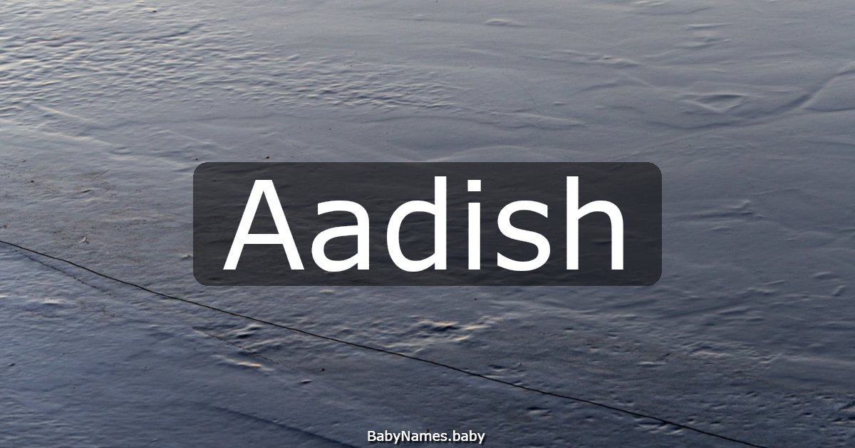 Aadish