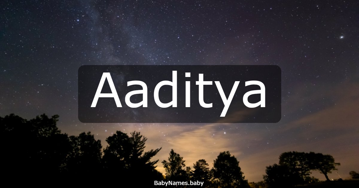 Aaditya