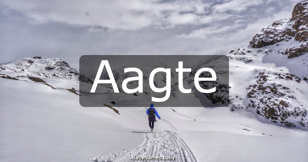Aagte