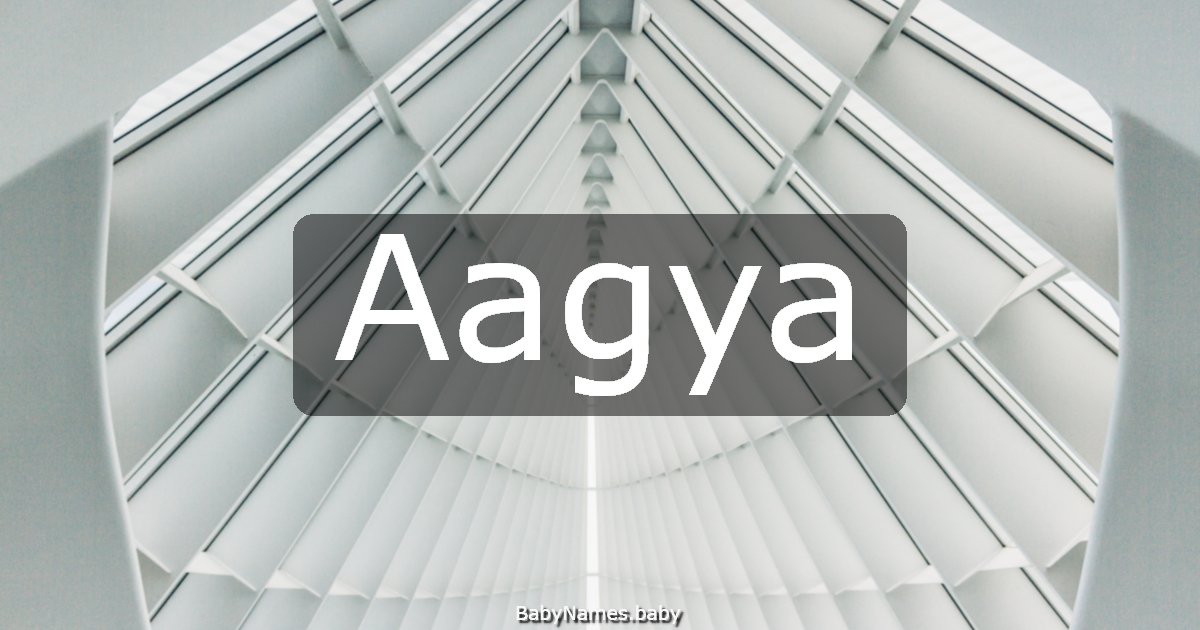 Aagya