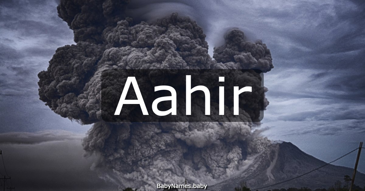 Aahir