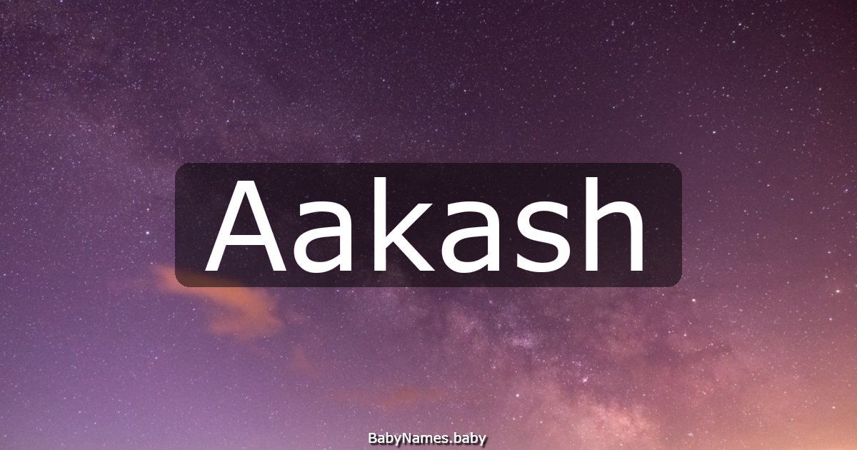 Aakash