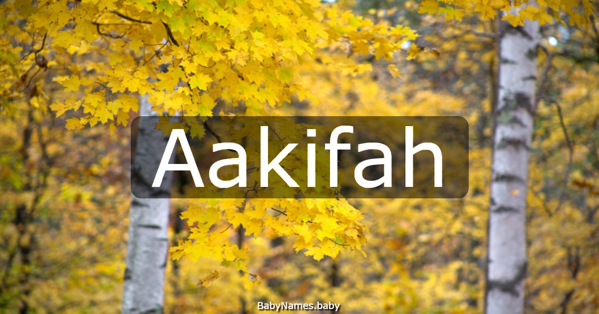 Aakifah
