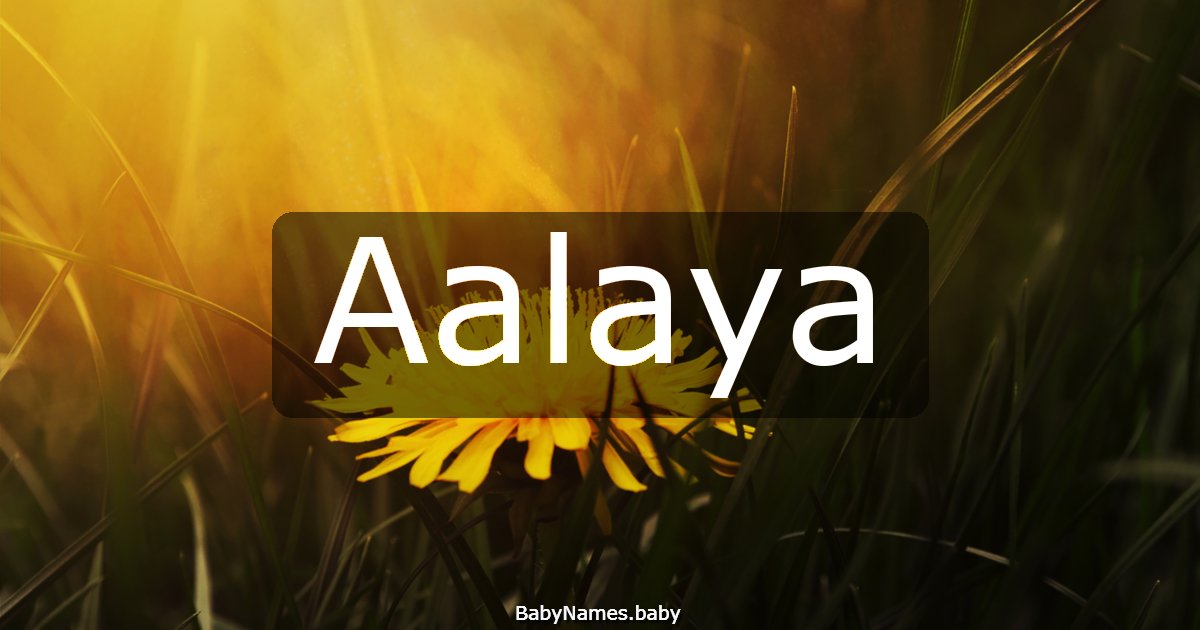 Aalaya