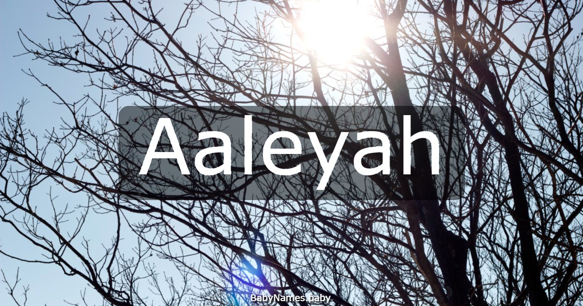 Aaleyah