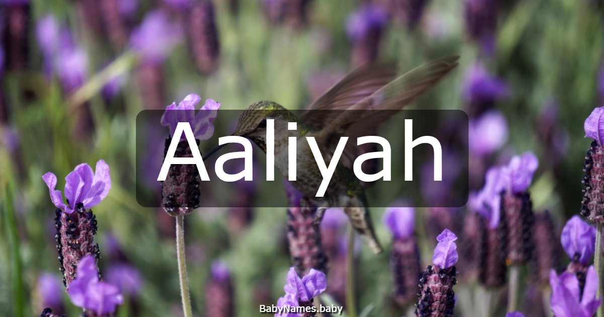 Aaliyah