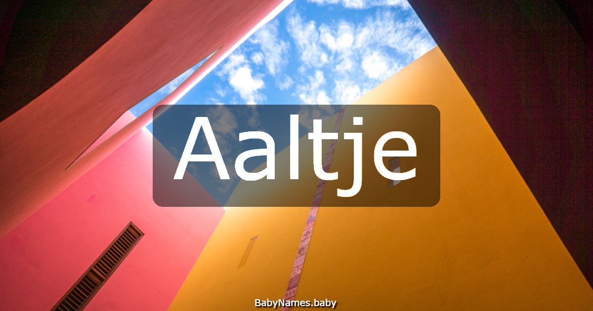 Aaltje