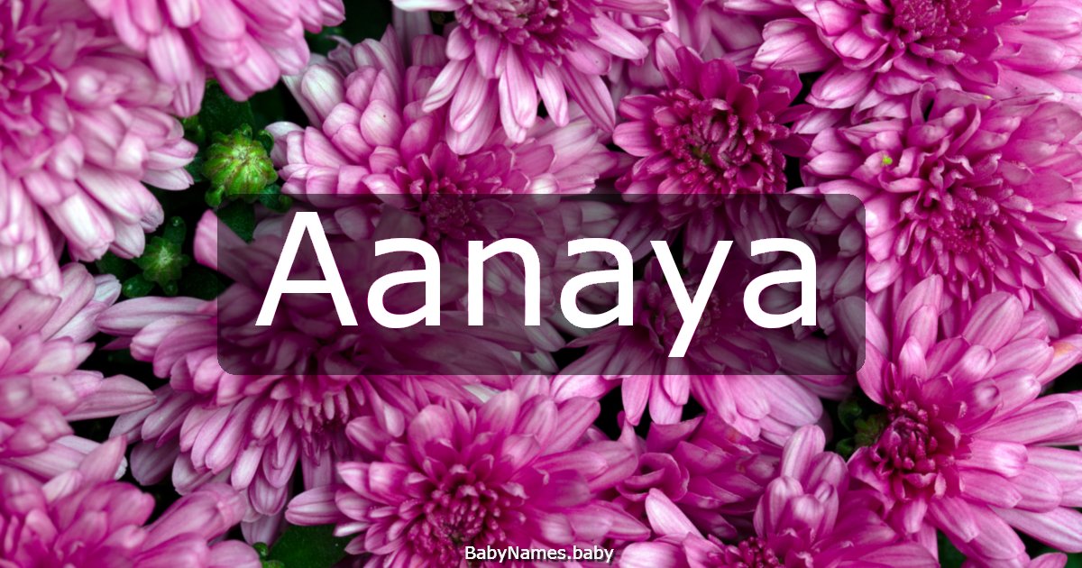 Aanaya