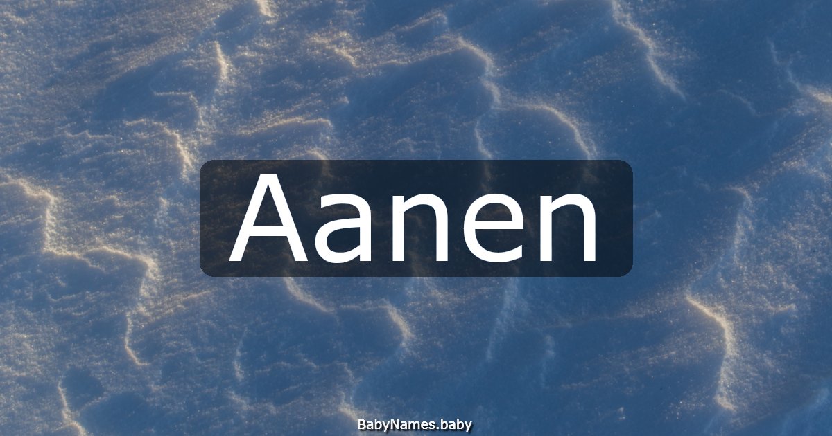 Aanen