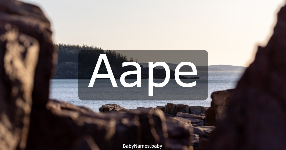 Aape