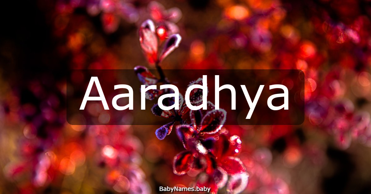 Aaradhya