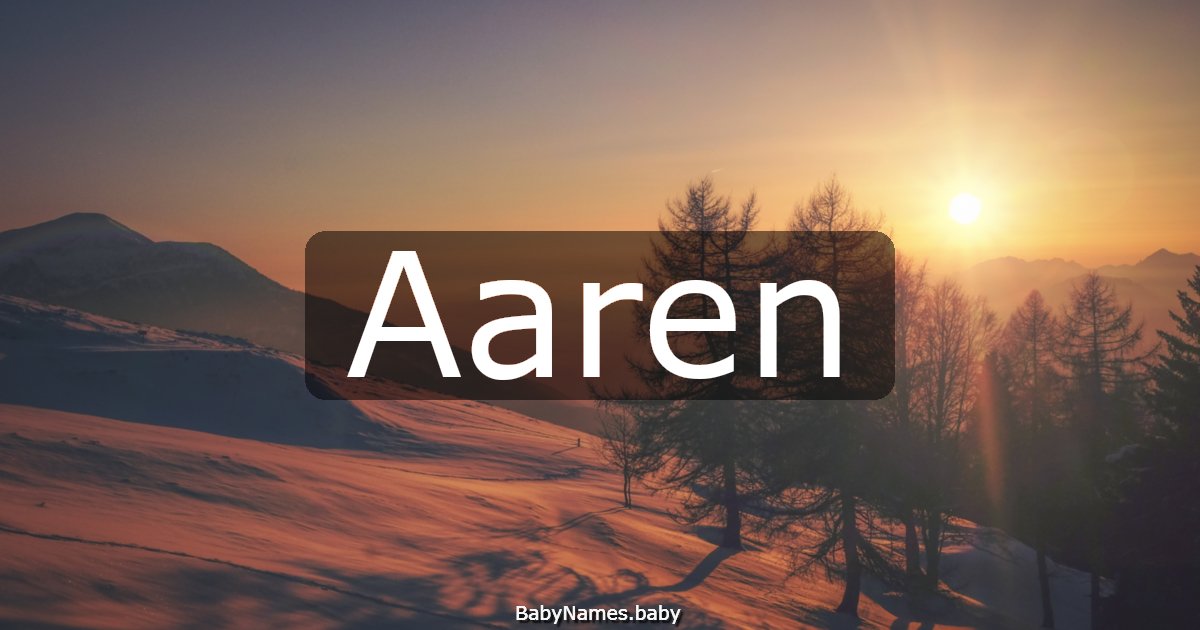 Aaren