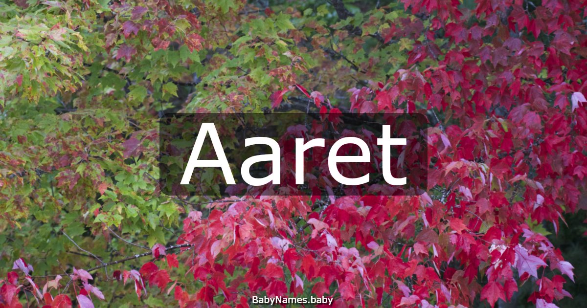 Aaret