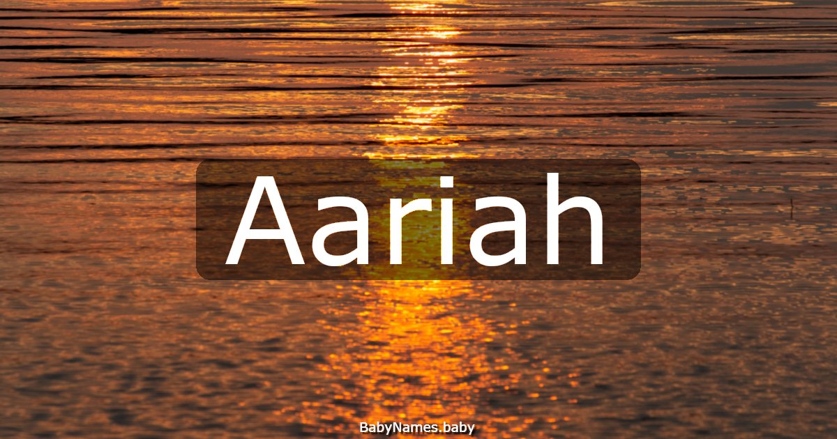 Aariah