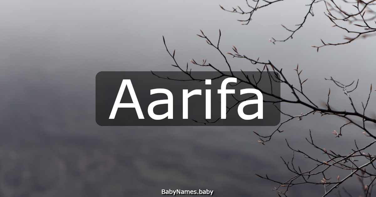 Aarifa