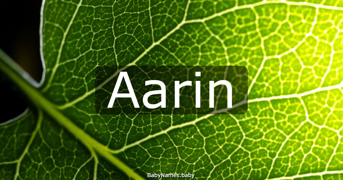 Aarin