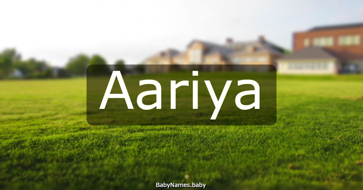 Aariya