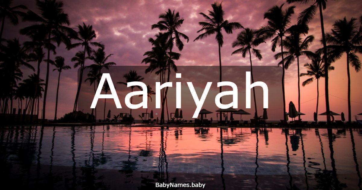 Aariyah