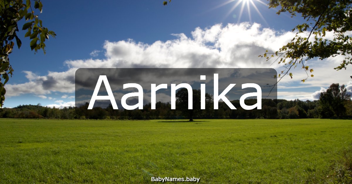 Aarnika