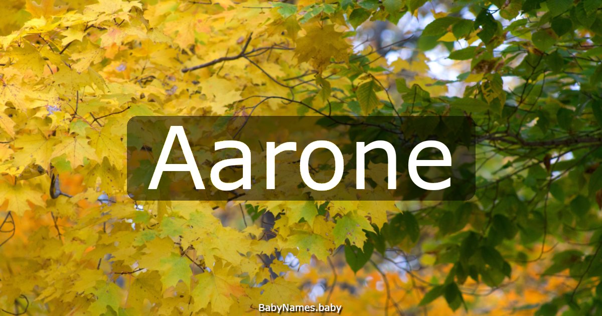 Aarone
