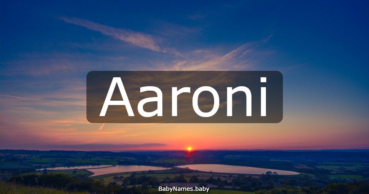 Aaroni