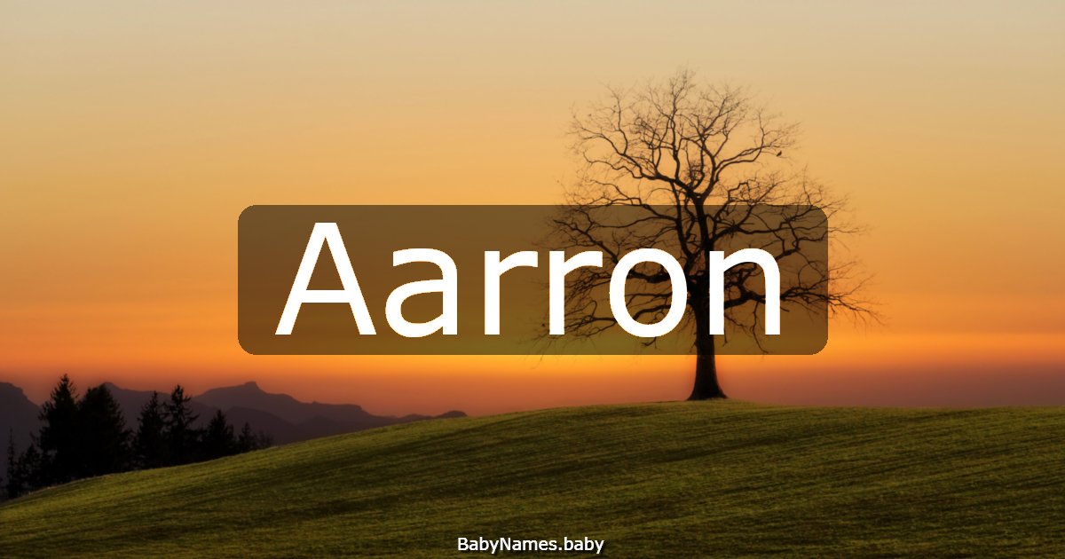 Aarron