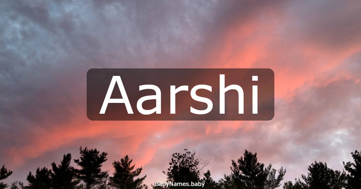 Aarshi