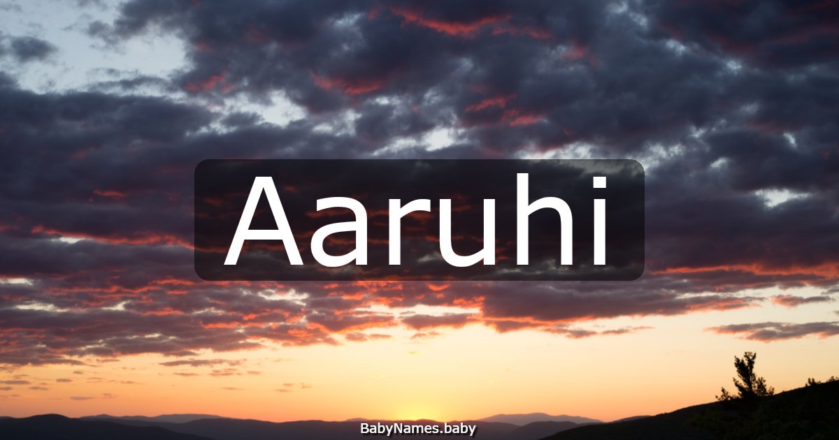 Aaruhi