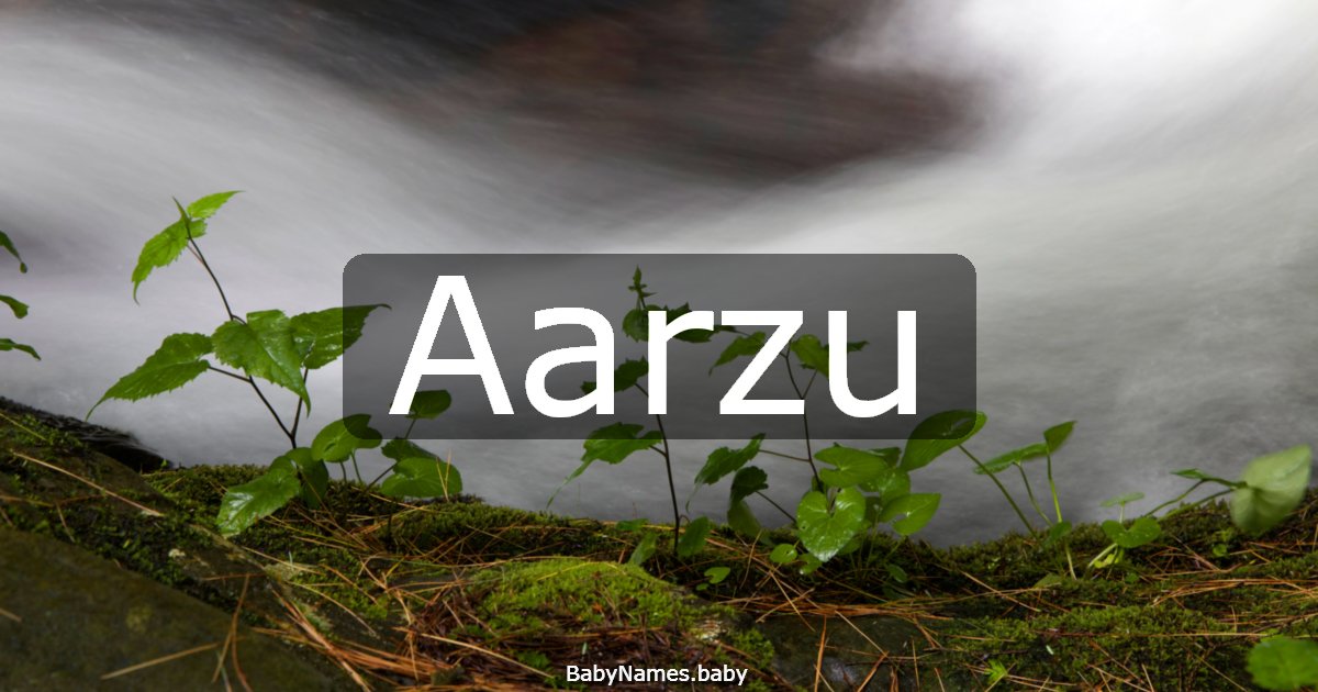 Aarzu