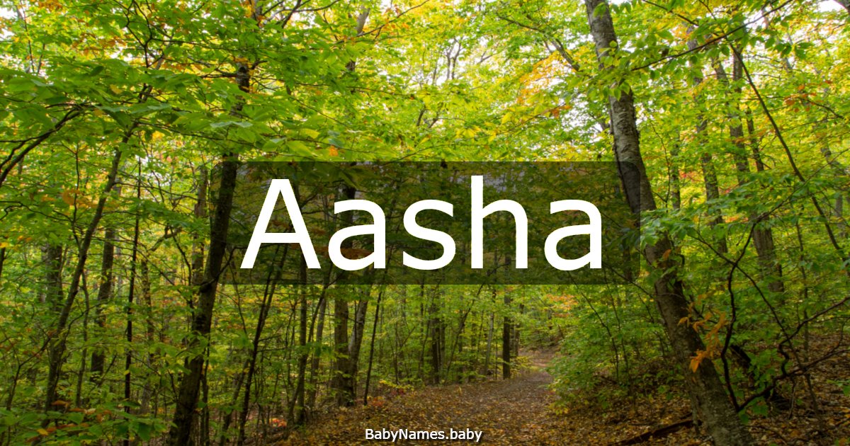 Aasha