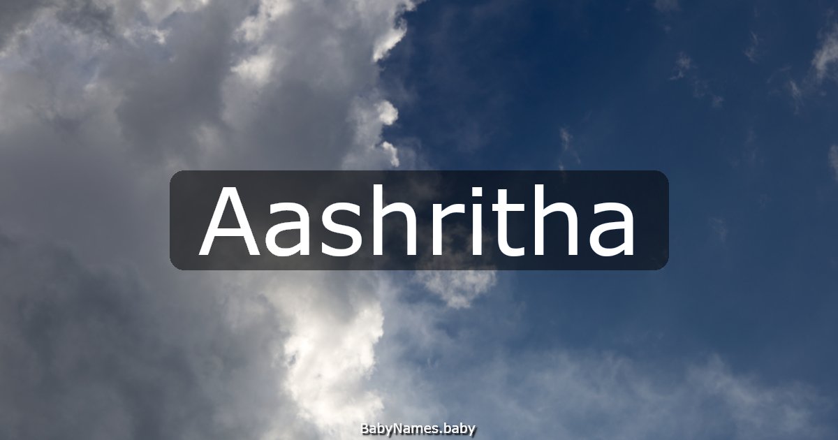 Aashritha