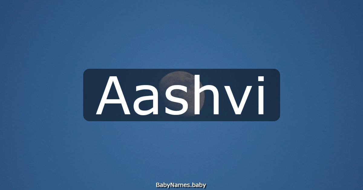 Aashvi