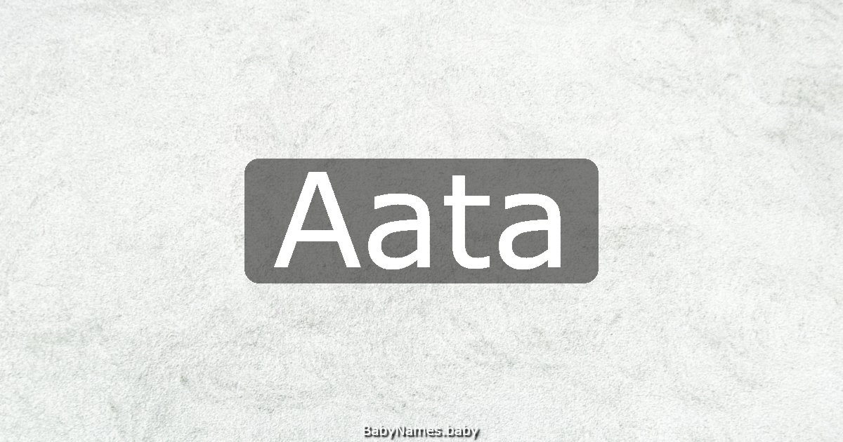 Aata