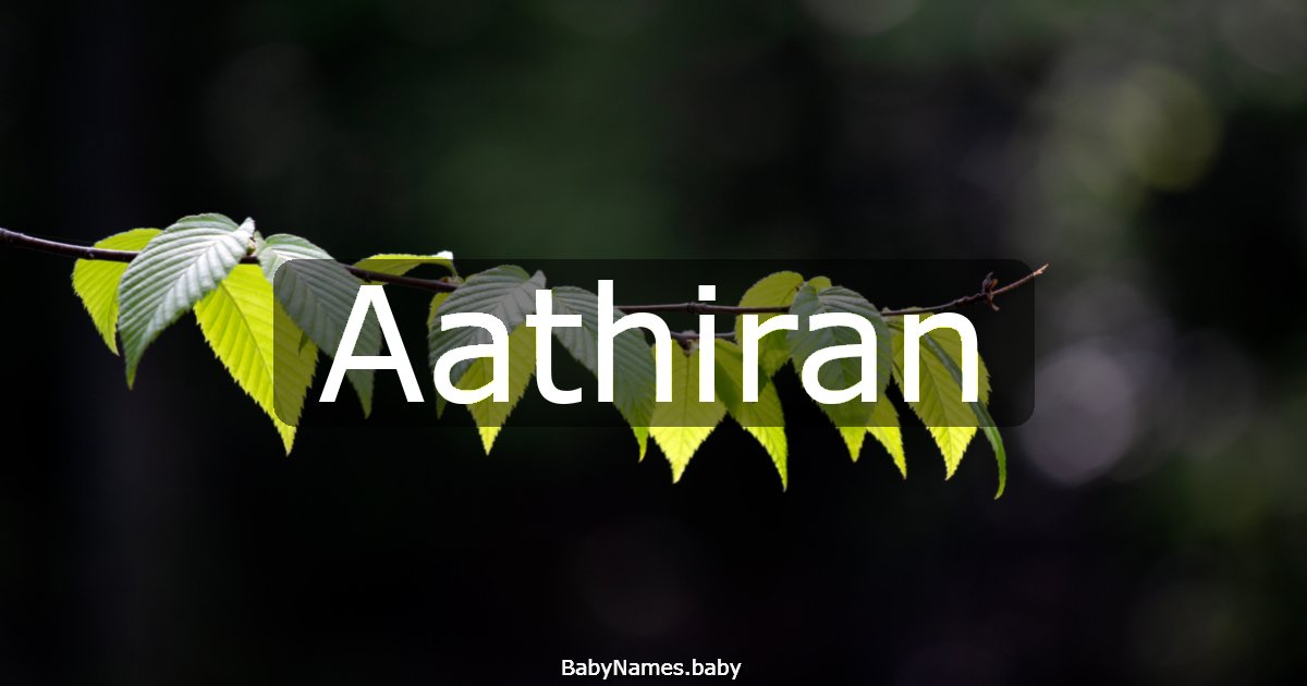Aathiran
