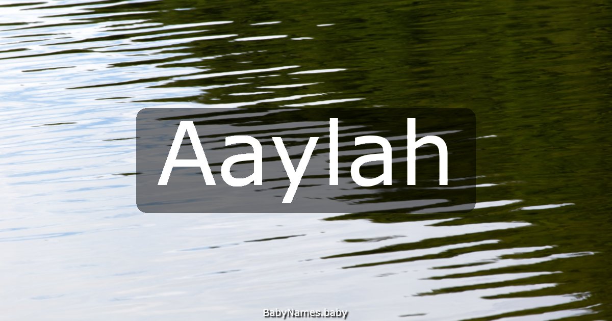Aaylah