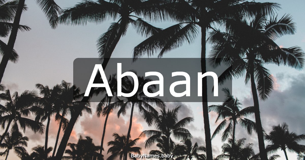 Abaan