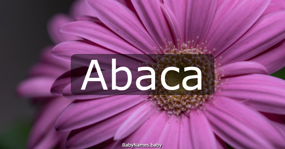 Abaca