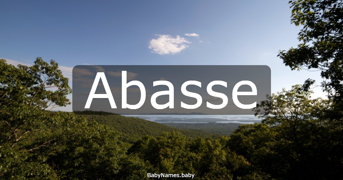 Abasse