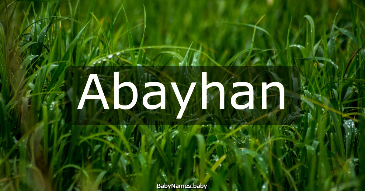 Abayhan