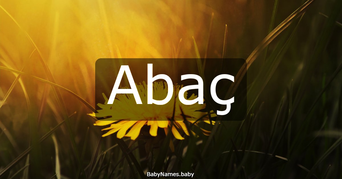 Abaç