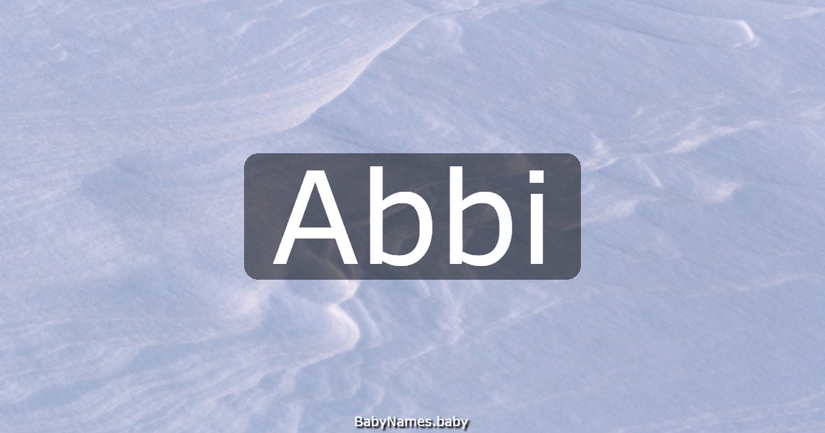 Abbi