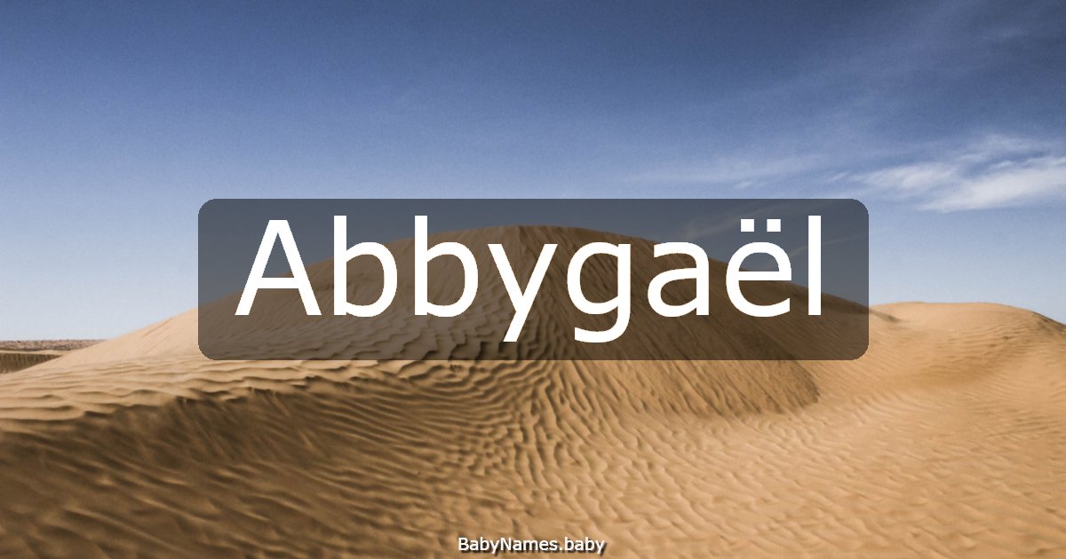 Abbygaël