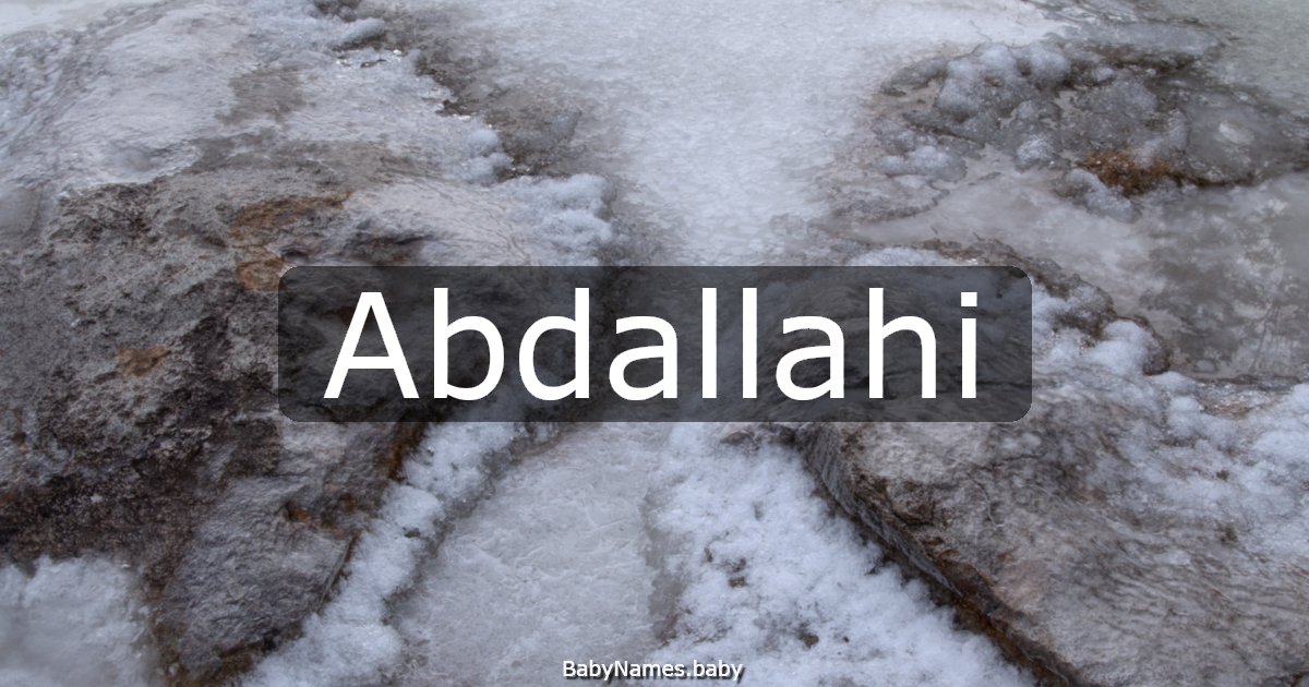 Abdallahi
