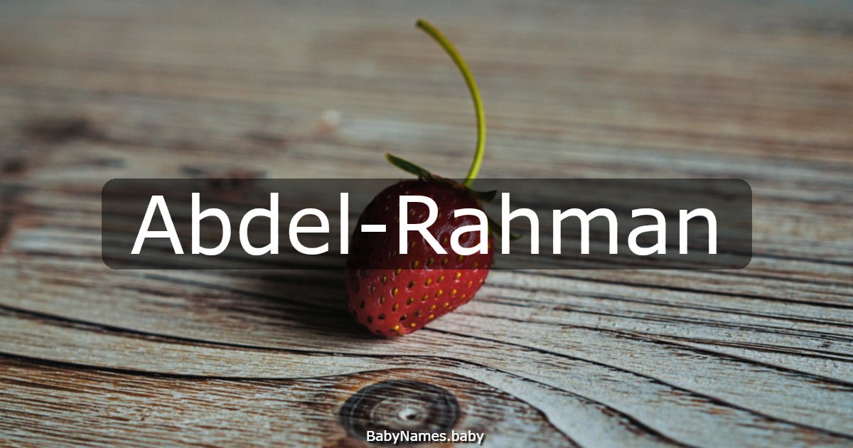 Abdel-Rahman